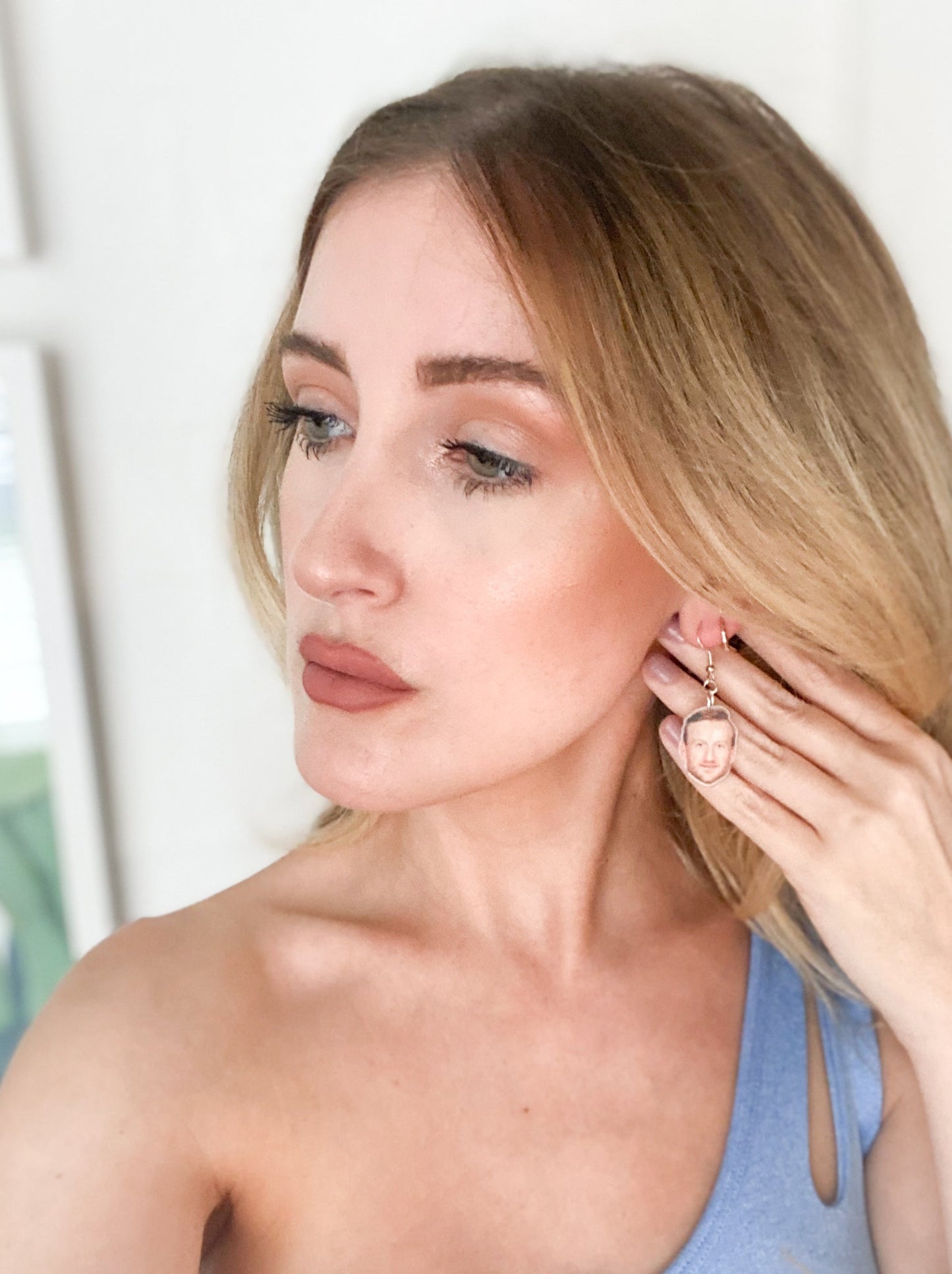 Joe Burrow Face Earrings