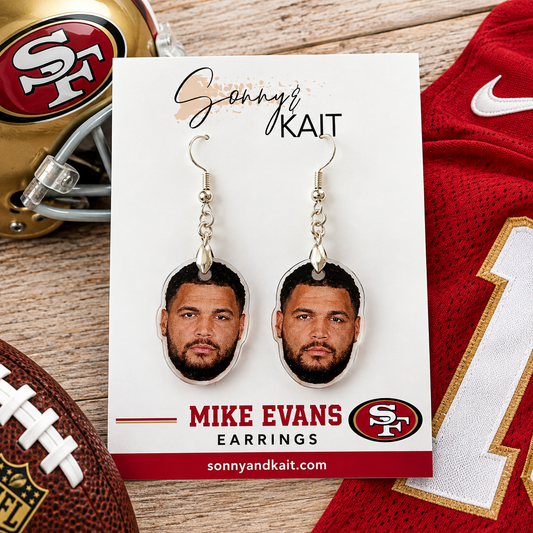Evans Face Earrings