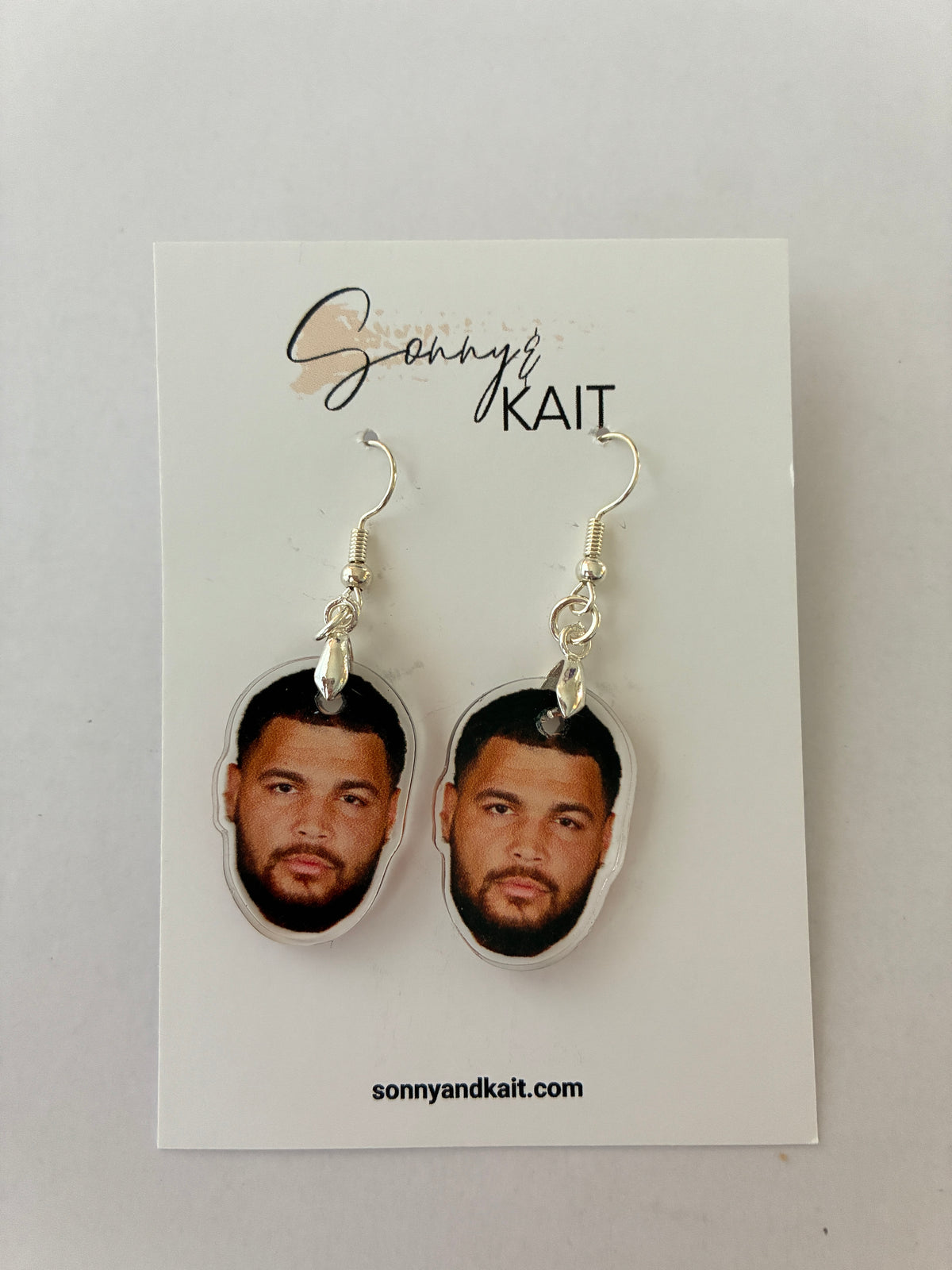 Evans Face Earrings