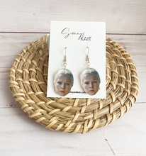 Load image into Gallery viewer, PRE-ORDER Rhaenyra Targaryen Face Earrings Ships 7/10
