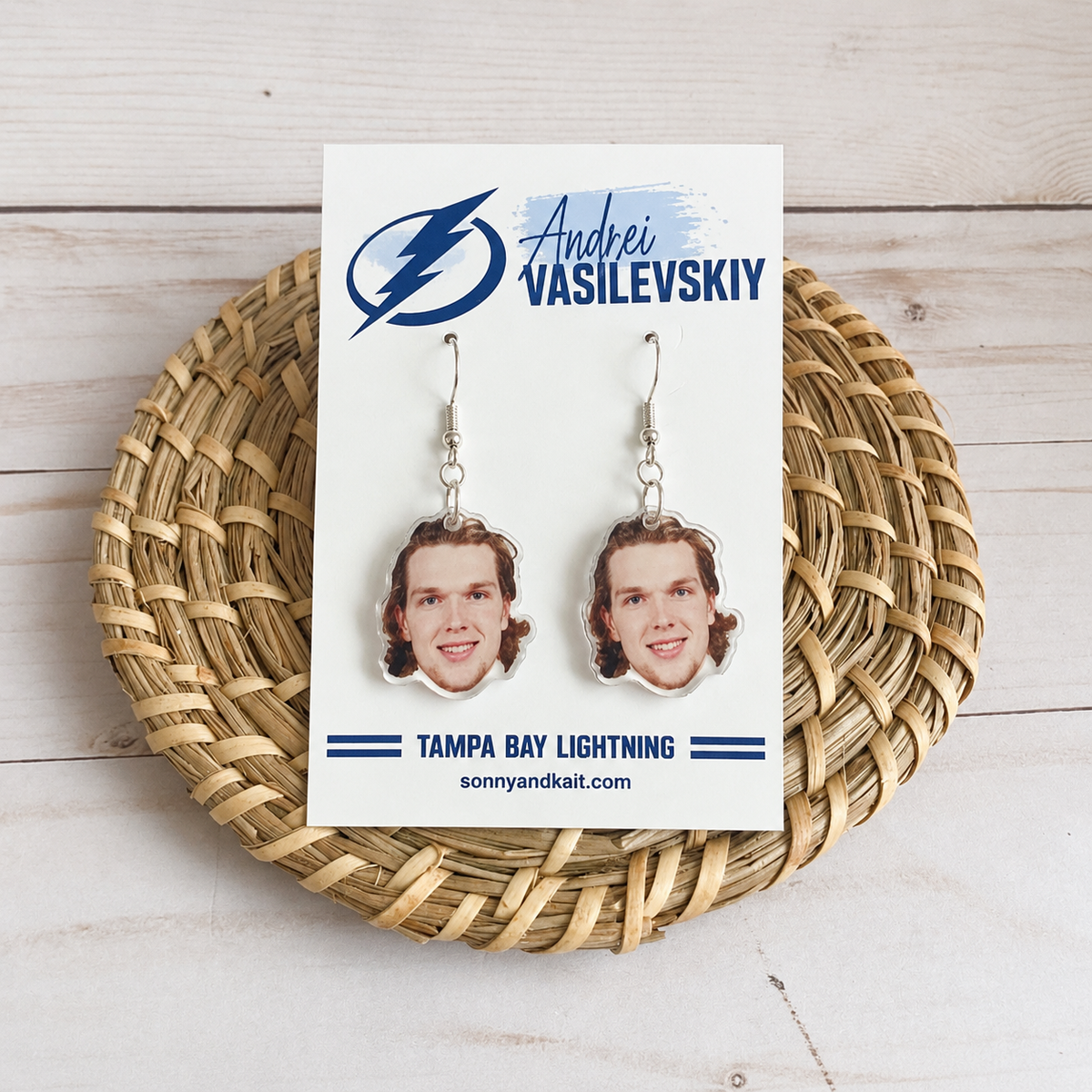 Vasilevskiy Face Earrings