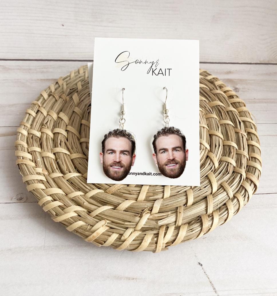 Ryan O'Reilly #90 Nashville Predators NHL Hockey Gameday Earrings Sports Fan Christmas Gift