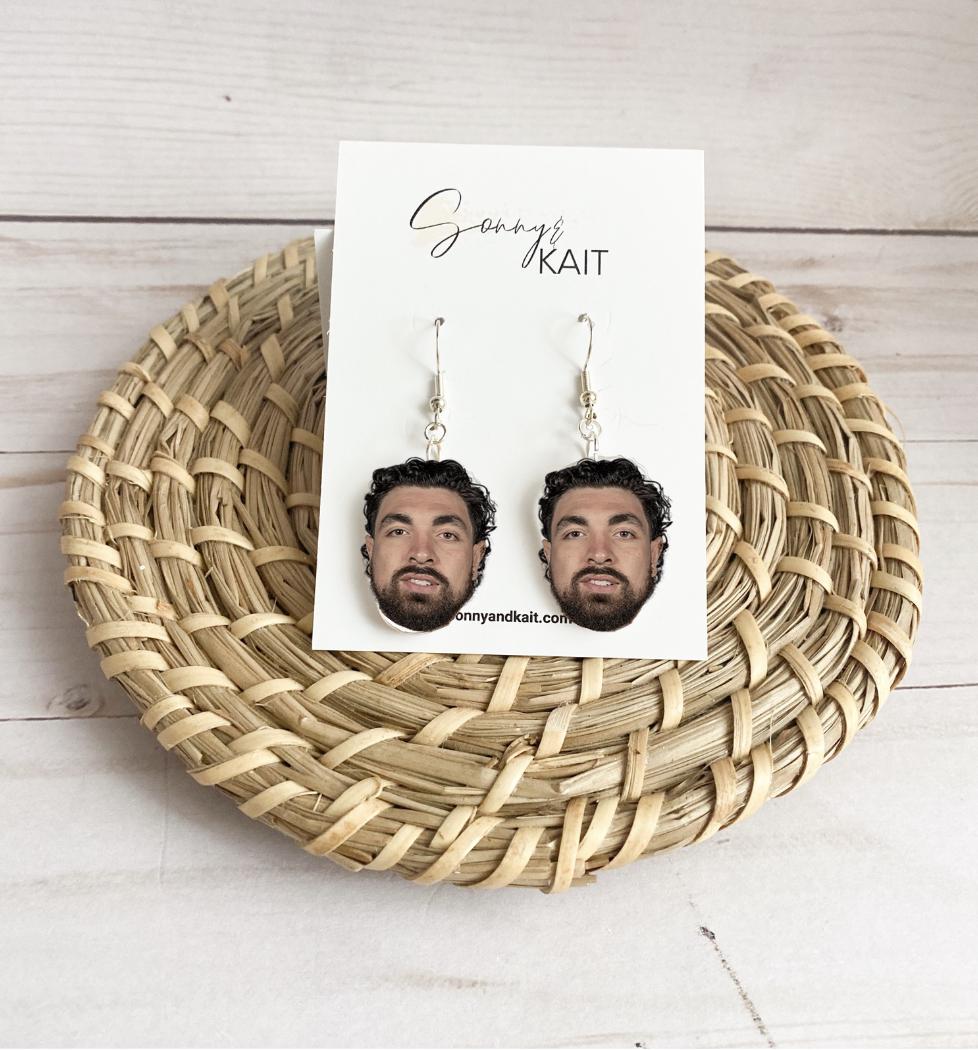 Nicholas Paul Hockey Earring Tampa Bay Lightning Bolts NHL Gameday