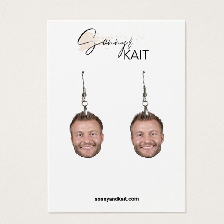 Sean McVay Earrings Football Coach Los Angeles Rams Game Day