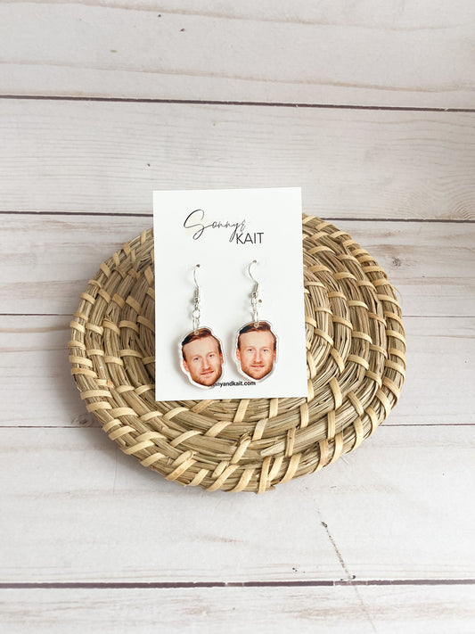 Stamkos Face Earrings