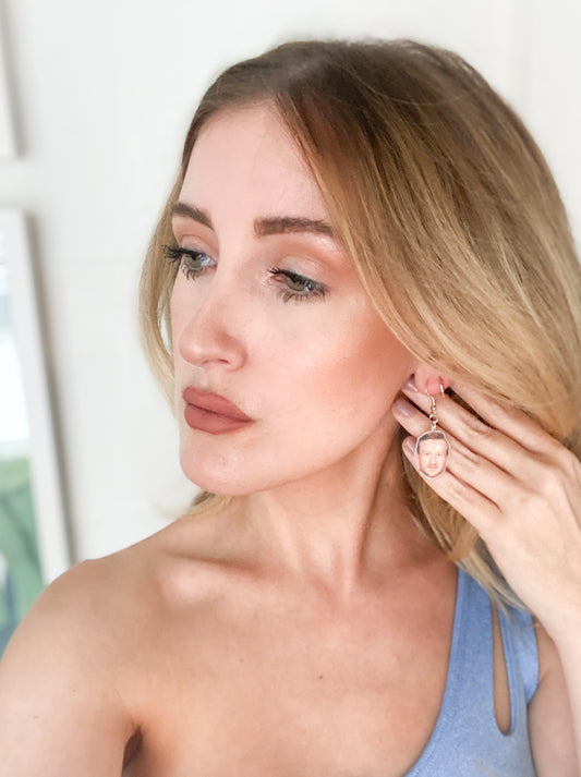 Fournette Face Earrings