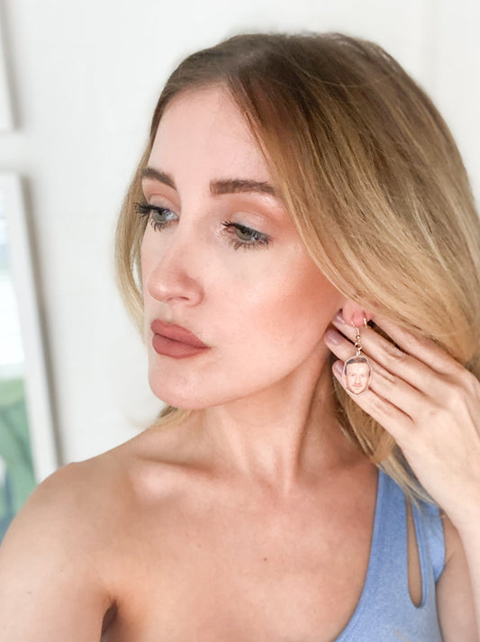 5 Pairs - Custom Printed Earrings