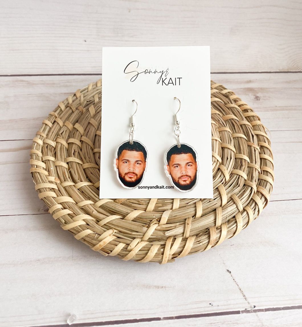 Evans Face Earrings