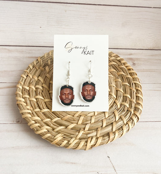 Godwin Face Earrings