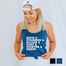 Load image into Gallery viewer, Bolts Player Names Women&#39;s Racerback Tank
