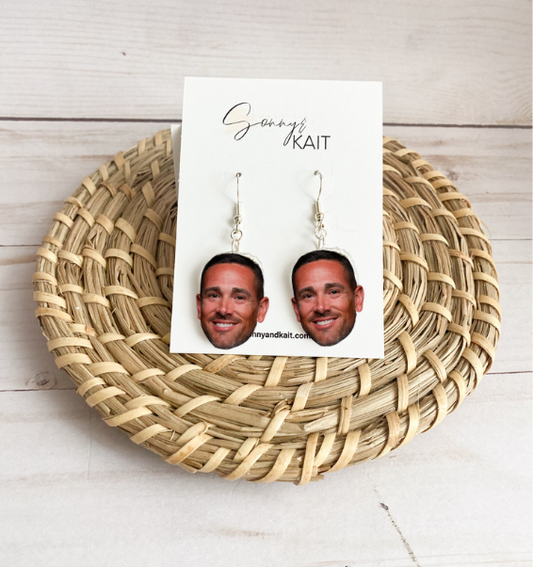 Matt LaFleur Face Earrings
