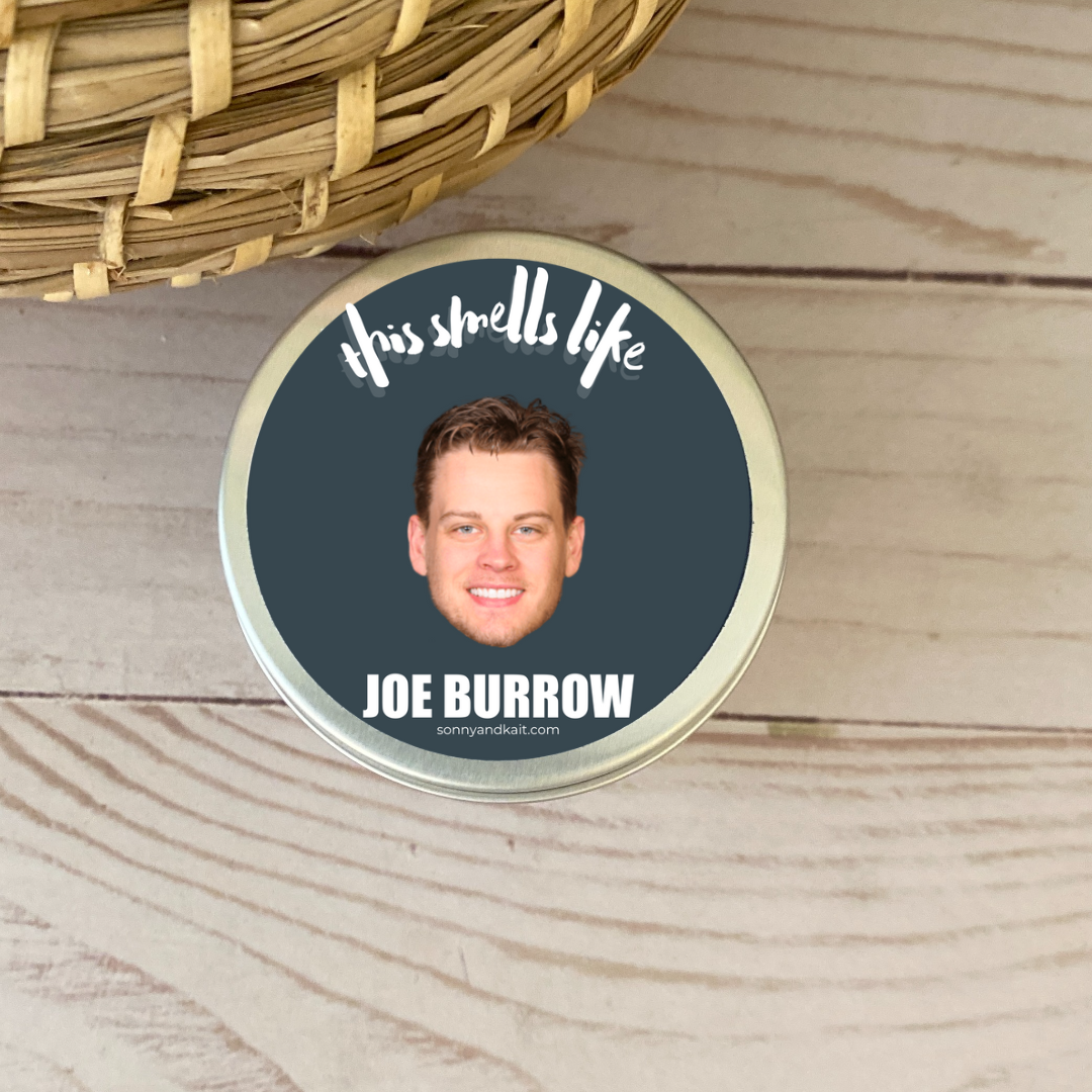 Joe Burrow Candle 4oz Tin