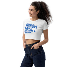 Load image into Gallery viewer, Bolts Player Names Organic Crop Top Women&#39;s
